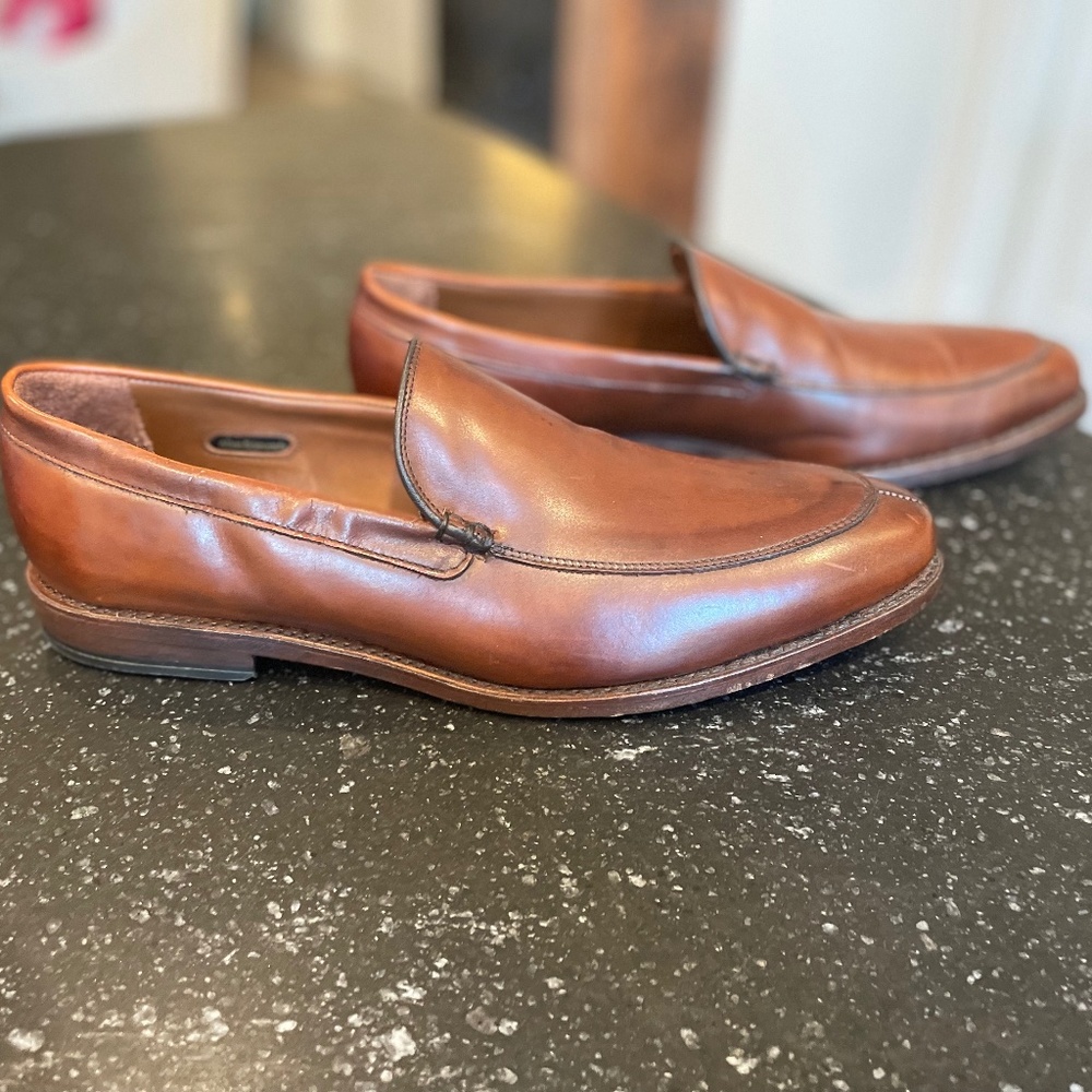 Like-New Allen Edmonds Steen Brown Leather Loafer